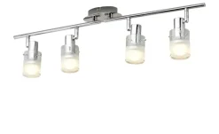 KHG LED- Deckenstrahler, 4-flammig mit Glas | Höffner