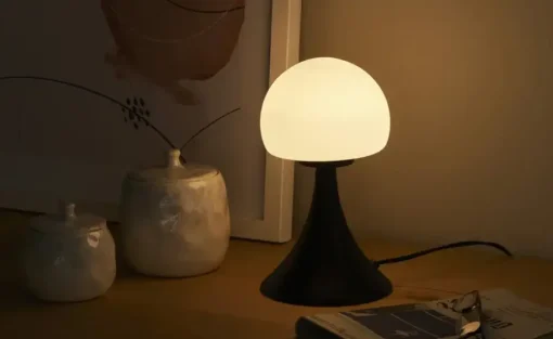 KHG LED- Tischleuchte, 1-flammig,schwarz mit Touchdimmer | Schwarz