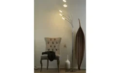 KHG LED-Bogenleuchte, 5-flammig, chrom | verchromt, lackiert
