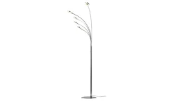 KHG LED-Bogenleuchte, 5-flammig, chrom | verchromt, lackiert