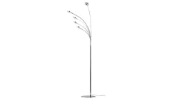 KHG LED-Bogenleuchte, 5-flammig, chrom | verchromt, lackiert