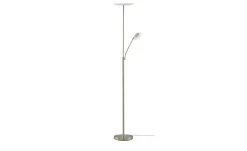 KHG LED-Deckenfluter, 2-flammig, Nickel-matt | edelstahlfarben, matt
