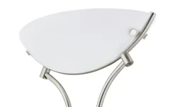 KHG LED-Deckenfluter, 2-flammig | matt, edelstahlfarben, silberfarben