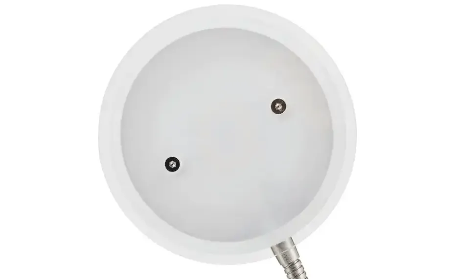 KHG LED-Deckenfluter, 2-flammig | matt, edelstahlfarben, silberfarben