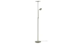 KHG LED-Deckenfluter, 2-flammig, Nickel-matt | edelstahlfarben, matt