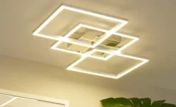 KHG LED-Deckenleuchte, Alu/chrom | Möbel Höffner