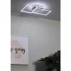 KHG LED-Deckenleuchte, chrom, ´rechteckig´ mit Fernbedienung