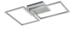 KHG LED-Deckenleuchte, chrom, ´rechteckig´ mit Fernbedienung