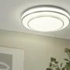 KHG LED-Deckenleuchte chrom/weiß | Möbel Höffner