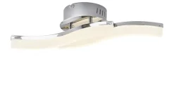 KHG LED-Deckenleuchte, chrom `Wavy´ | Möbel Höffner