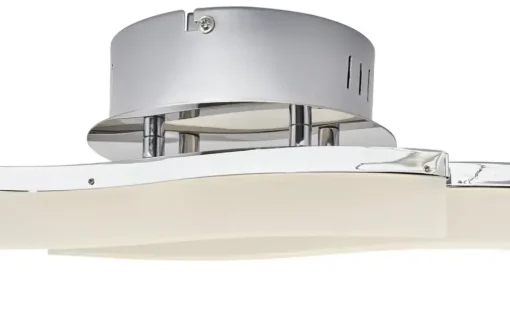 KHG LED-Deckenleuchte, chrom `Wavy´ | Möbel Höffner