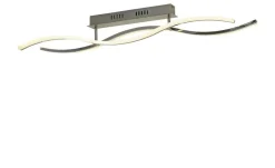 KHG LED-Deckenleuchte, chrom `Wavy` | Möbel Höffner