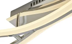 KHG LED-Deckenleuchte, chrom `Wavy` | Möbel Höffner