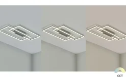 KHG LED-Deckenleuchte, 2-flammig, alufarben | Höffner