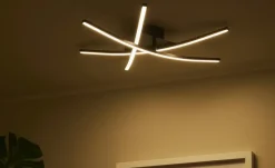 KHG LED-Deckenleuchte, 3-flammig, schwarz | Schwarz