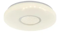 KHG LED-Deckenleuchte, 1-flammig mit Kristalldeko | 24 W