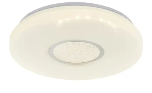 KHG LED-Deckenleuchte, 1-flammig mit Kristalldeko | 24 W