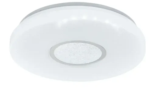 KHG LED-Deckenleuchte, 1-flammig mit Kristalldeko | 24 W