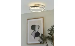 KHG LED-Deckenleuchte, 1-flammig, silberfarben