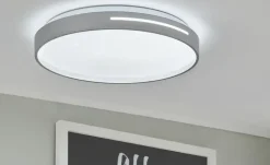 KHG LED-Deckenleuchte, 1-flammig, silberfarben