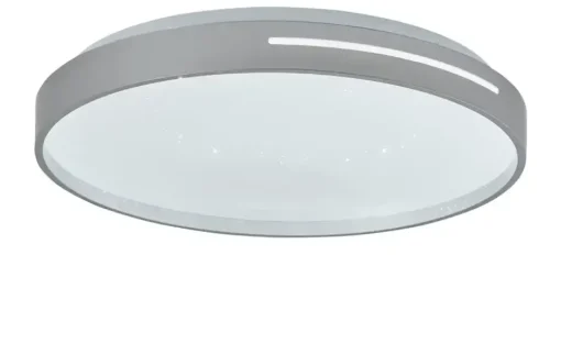 KHG LED-Deckenleuchte, 1-flammig, silberfarben