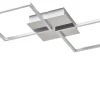 KHG LED-Deckenleuchte, 2-flammig, Alu / chrom | Höffner
