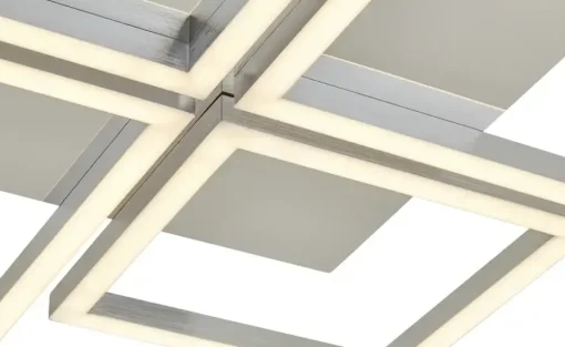 KHG LED-Deckenleuchte, 4-flammig, Alu | Möbel Höffner
