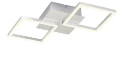 KHG LED-Deckenleuchte, 2-flammig, Alu | Möbel Höffner