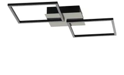 KHG LED-Deckenleuchte, 2-flammig, schwarz/chrom