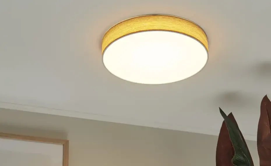 KHG LED-Deckenleuchte Holzoptik/weiß | Möbel Höffner