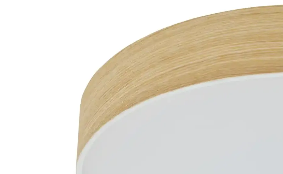 KHG LED-Deckenleuchte Holzoptik/weiß | Möbel Höffner