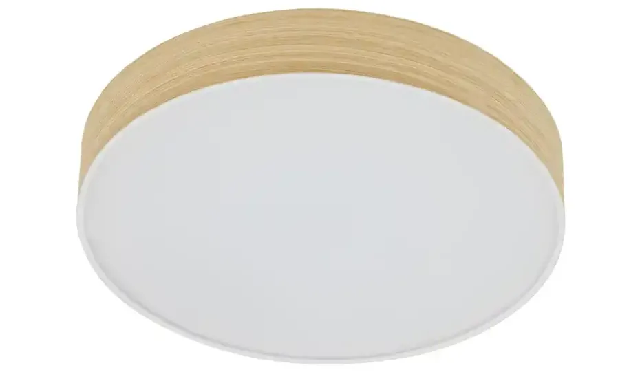 KHG LED-Deckenleuchte Holzoptik/weiß | Möbel Höffner