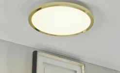 KHG LED-Deckenleuchte, messing-blank | Möbel Höffner