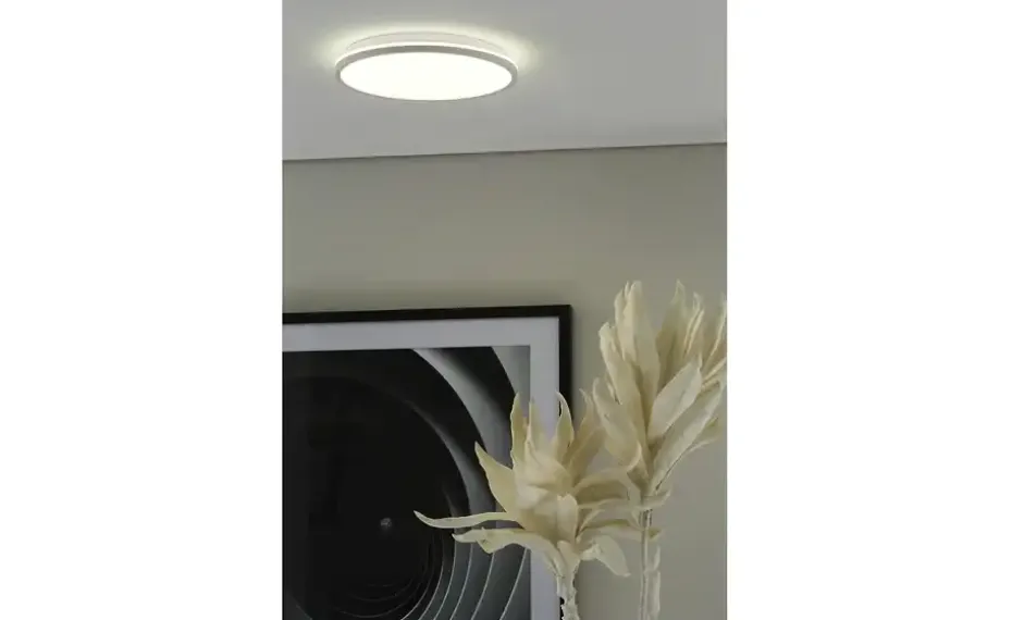 KHG LED-Deckenleuchte mit Backlight, weiß | Weiß, matt