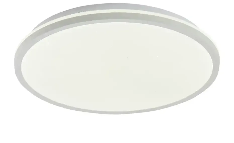 KHG LED-Deckenleuchte mit Backlight, weiß | Weiß, matt