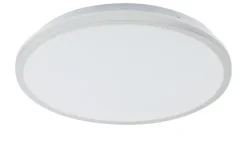 KHG LED-Deckenleuchte mit Backlight, silberfarben | silberfarben, matt