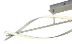 KHG LED-Deckenleuchte, Nickel matt | Möbel Höffner