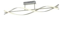 KHG LED-Deckenleuchte, Nickel matt | Möbel Höffner