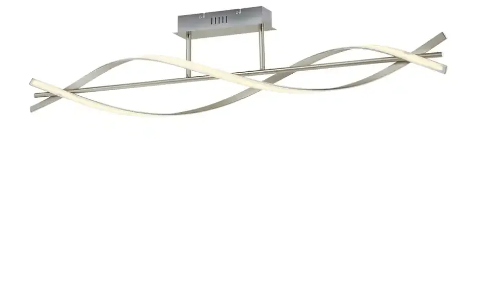 KHG LED-Deckenleuchte, Nickel matt | Möbel Höffner