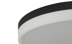 KHG LED-Deckenleuchte, schwarz mit Fernbedienung