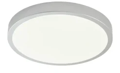 KHG LED-Deckenleuchte, silber mit Sterneneffekt | silberfarben, matt