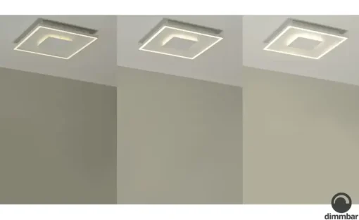 KHG LED-Deckenleuchte weiß, ´quadrat, klein´ | 32 W
