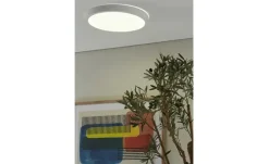 KHG LED-Deckenleuchte, weiß mit Sterneneffekt | Weiß, matt