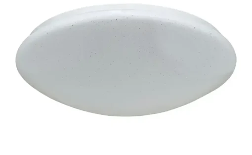 KHG LED-Deckenleuchte, weiß mit Sternenhimmeloptik