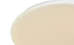 KHG LED-Deckenleuchte, weiß mit Sternenhimmeloptik