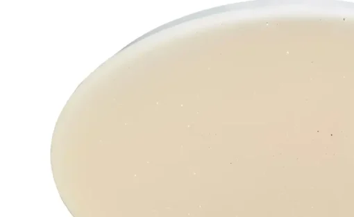 KHG LED-Deckenleuchte, weiß mit Sternenhimmeloptik