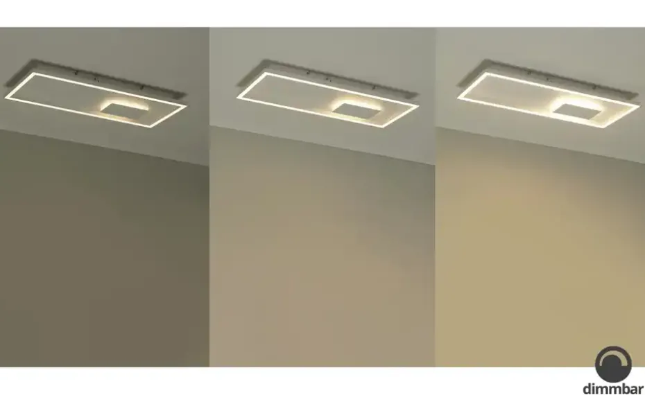 KHG LED-Deckenleuchte weiß, ´rechteckig´ | Höffner