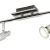 KHG LED-Deckenstrahler chrom 2 Spots | Möbel Höffner