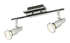 KHG LED-Deckenstrahler chrom 2 Spots | Möbel Höffner