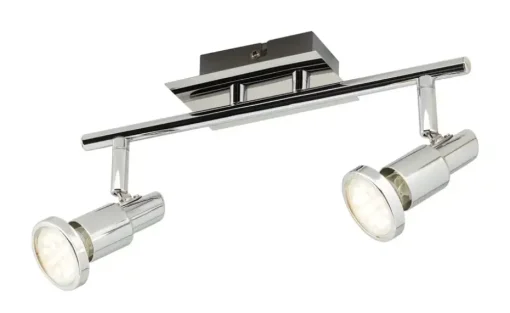 KHG LED-Deckenstrahler chrom 2 Spots | Möbel Höffner